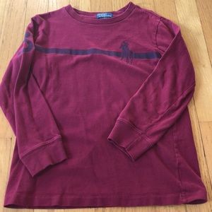 Boy’s Polo long sleeve shirt, size 7.